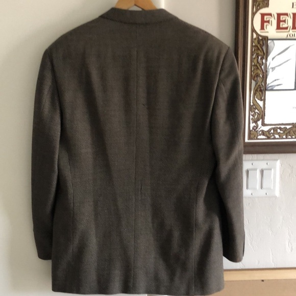 GIORGIO ARMANI | Men’s brown wool suit coat - Picture 6 of 11